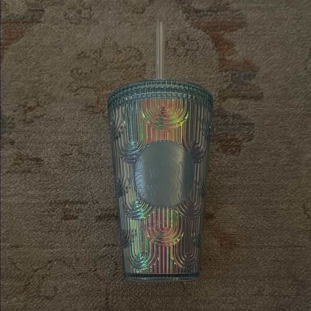 Starbucks Holographic Tumbler with Straw